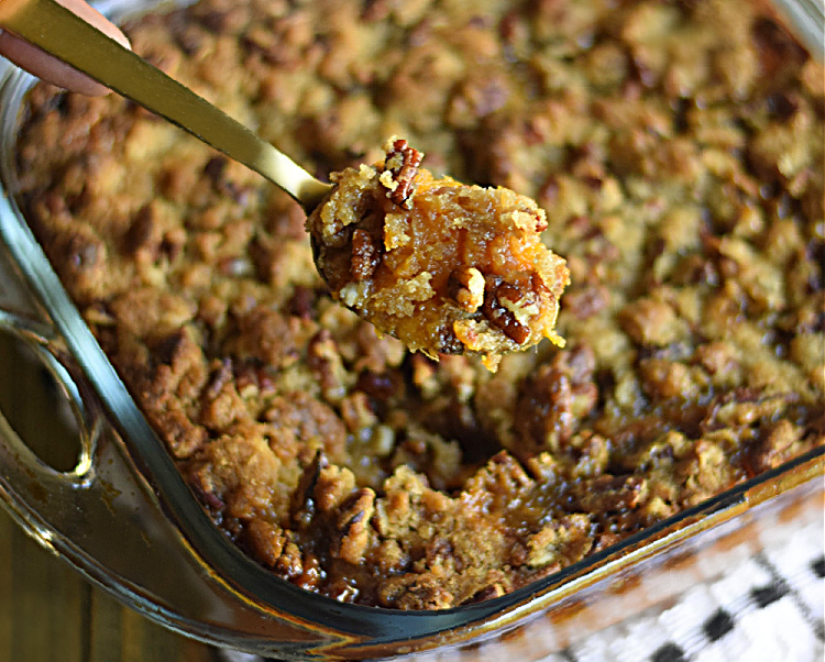 Sweet Potato Casserole with Pecan-Crusted Topping - My Pretty Brown Fit ...